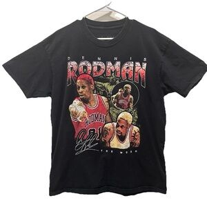 Dennis Rodman Apparel T-shirt Size Lg Men’s Chicago Bulls “The Worm”